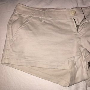 Tan Pocketed Hollister Short Shorts